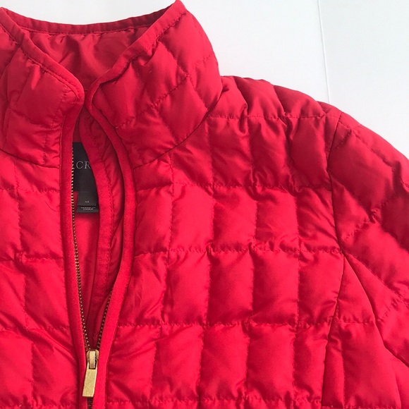 J Crew Snowcap Down Jacket Red size XS - Picture 2 of 6